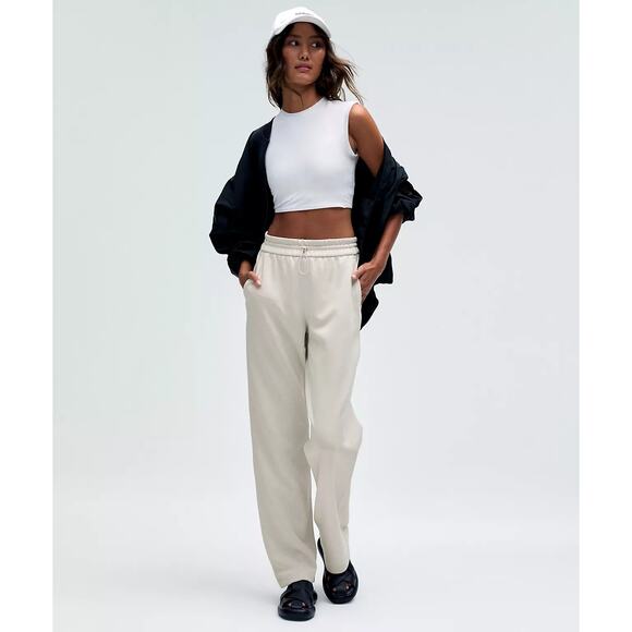 Lululemon Softstreme High Rise Pant Full Length Bone - Picture 2 of 12